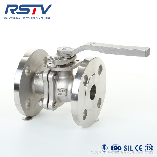 JIS10K Floating Full Port Flange 2PC Ball Valve